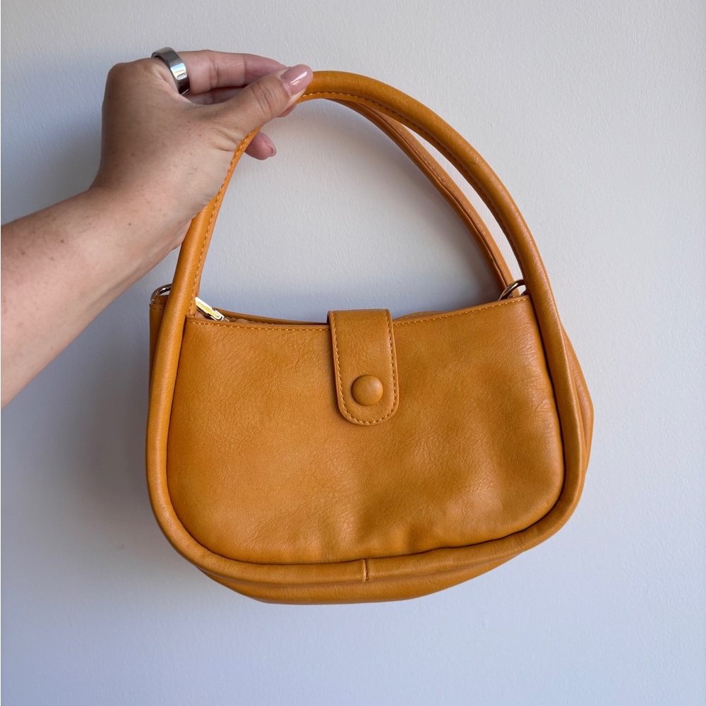 ANTHROPOLOGIE - small yellow crossbody bag
